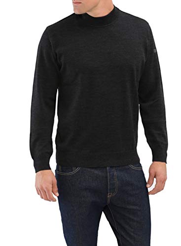Preisvergleich Produktbild MAERZ Pullover Merino Superwash Stehkragen 490300-591 Anthracite, 64