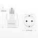 European to USA Plug Adapter, ANKCE Europe to USA Travel Plug Converter, American Outlet Plug Adapter, EU to US Adapter, [2 Packs]