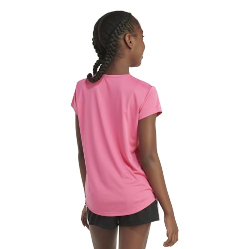 Image of adidas Girls' Short Sleeve Scoop Neck Tee T-Shirt