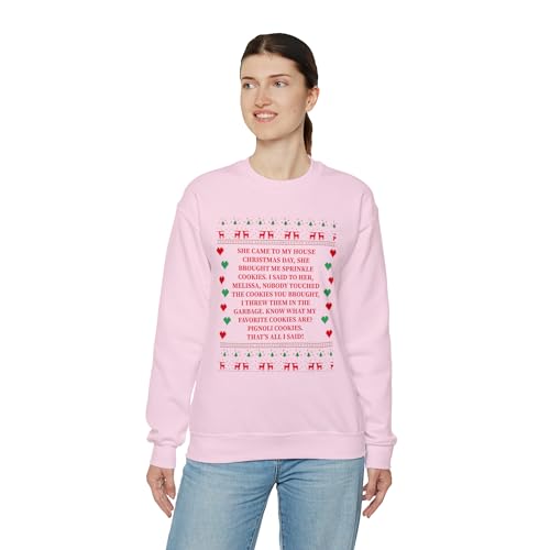 She Brought Me Sprinkle Cookies Sweatshirt, Ugly Christmas Sweatshirt4