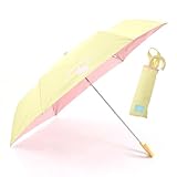 小川(Ogawa) キッズ折りたたみ傘 子供日傘 手開き式 50cm kukkahippo クッカヒッポ イエロー UVカット率&遮光率99%以上 遮熱加工 安全手開き ネームバンド付 トートバック型共袋付 カバさんの反射プリント付 晴雨兼用 83461