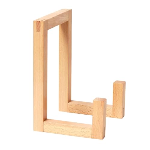 Jahuanoo Support pour Disques Vinyle,Tablette Classique En Bois Massif - Étagère de Rangement pour Albums,Pour Salle de Musique, Chambre à Coucher, Collection, Lecteur, Nouvel An, Fêtes, Vacances et