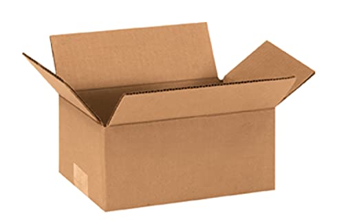 Image of Secure Seal - 9x6x4 Pack of 50 Corrugated Cardboard Packing Shipping Mailing Moving Carton Boxes