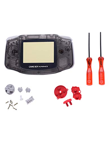 Preisvergleich Produktbild Gameboy Advance Gehäuse GBA Shell - Volle Teile Ersatz Gehäusehülle Abdeckung für Reparaturteile, Gummiknöpfe, Kreuz Y Schraubendreher SPDYCESS