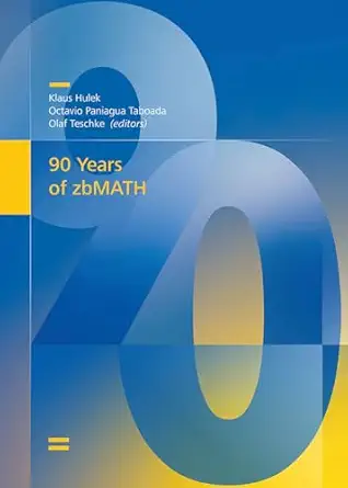 90 Years of zbMATH-Wow! eBook