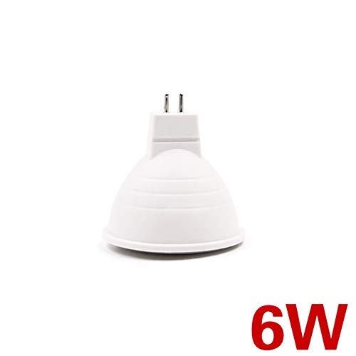 Preisvergleich Produktbild IJHG GlühbirnenLED Birnen-Licht führte helles energiesparendes 12v geführte Glühlampen-Lampen-Schale 6w warmes Weiß MR16 6W