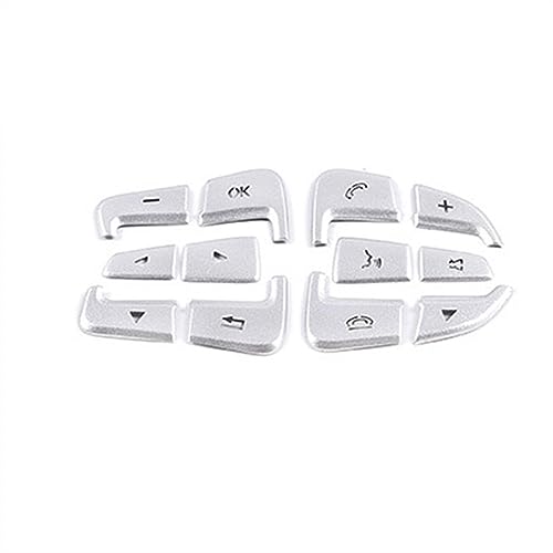 Autocollant boutons de volant alu Mercedes GLK CLS GLE ajustement précis anti-rayures