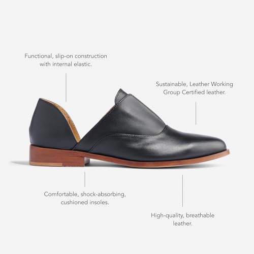 Image of Nisolo Emma D'Orsay Oxford Black, 6