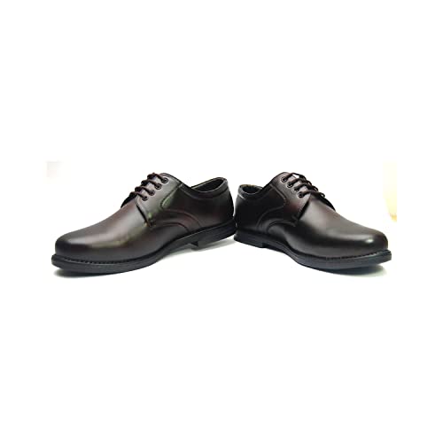Image of Formal Shoes for Men with TPR Rubber Sole Office /Outdore Genuine Leather Derby Shoes