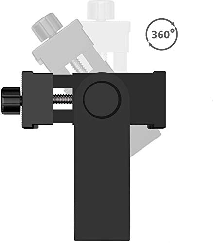 Alphx Universal Smartphone Tripod Cell Phone Holder Mount Adapter Set, Fits Iphone, Samsung, And All Phones, Rotates Vertical And Horizontal With Adjustable Clamp, Includes Mini Tripod #TOP3