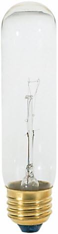 Satco 40W T10 Tubular Bulb - Medium Base - Clear - 120V