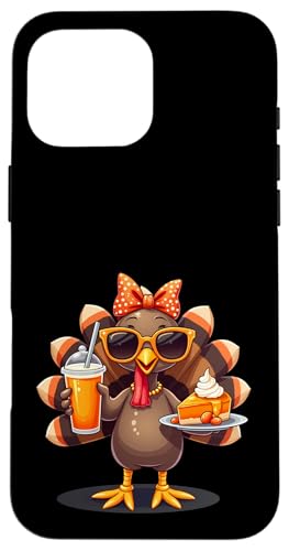 Thanksgiving Turkey With Sunglasses Girls And Women スマホケース iPhone 16 Pro Max 用