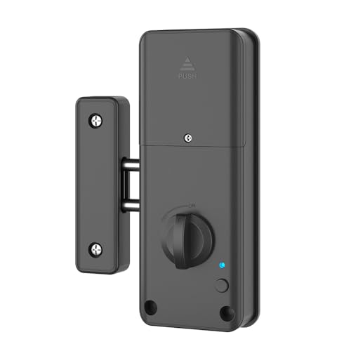 Amazon.co.jp: kiwet隠し電子ドアロック、穴あけ不要、自動ドア開閉