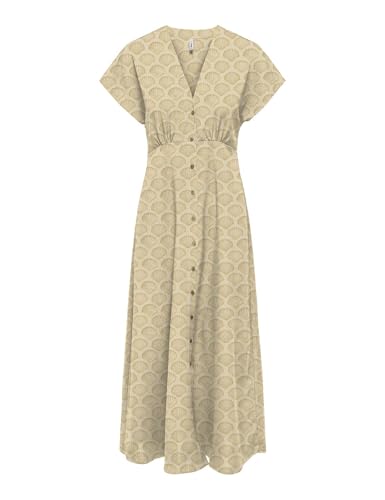 Onlnova Life vista Mollie Long Dress AOP Abito Biscotti S donna lungo