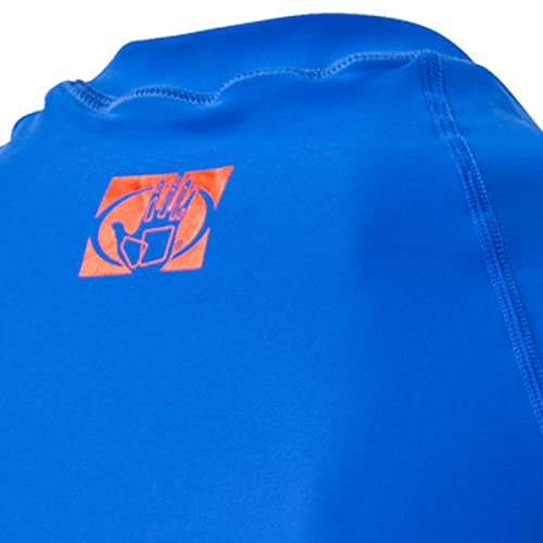image for Body Glove Wetsuit Junior Basic Fitted Short Arm Rash Guard, Royal, 6