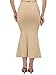 Mehrang Saree Shapewear Petticoat For Women, Cotton Blended,Petticoat,Skirts For Women,Shape Wear Dress For Saree Medium Beige