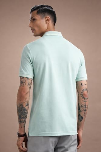 Image of ENDEAVOUR WEAR Men Men Short Sleeve Solid Cotton Rich Polo T Shirt | Collar Tshirts | Half Sleeves | Plain-Regular Fit