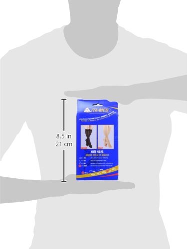 Image of ITA-MED I H-304(O)(2) XL BBL Microfiber Knee Highs, Mixed Colors, X-Large