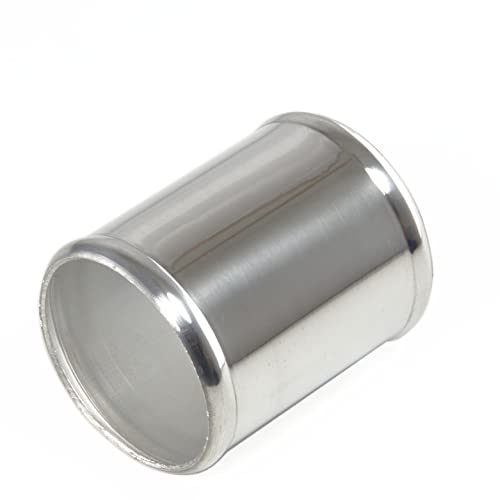 Schlauchland Alu-Verbinder 34mm Alu Poliert - Alurohr Aluminium Rohr Verbinder - 1 Stück