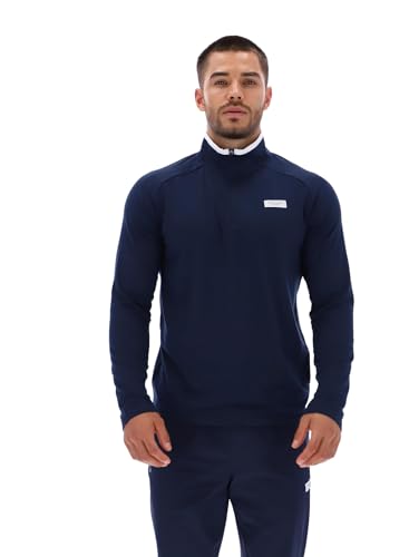 Haut de tennis homme Ted Baker Gerry haut de gamme bleu marine taille L