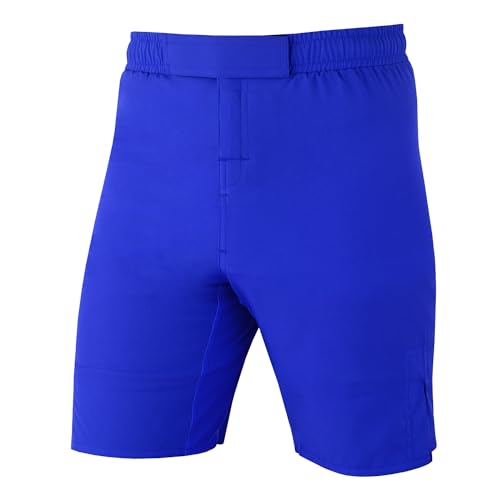 Roar Kids Mixed Martial Arts MMA Shorts BJJ Cross Training Gym Boxing Grappling Kickboxing Muay Thai Workout Shorts (US, Alpha, Large, Regular, Blue)2