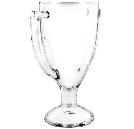 Image of Crown Awards 7 inch Custom Engraved 2026 Cup Trophy, Personalized Glass Cup Award with Your Text