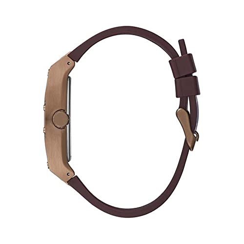 GUESS-Chronograph-Blue-Dial-Mens-Watch-GW0202G2-Genuine-Leather-Brown-Strap