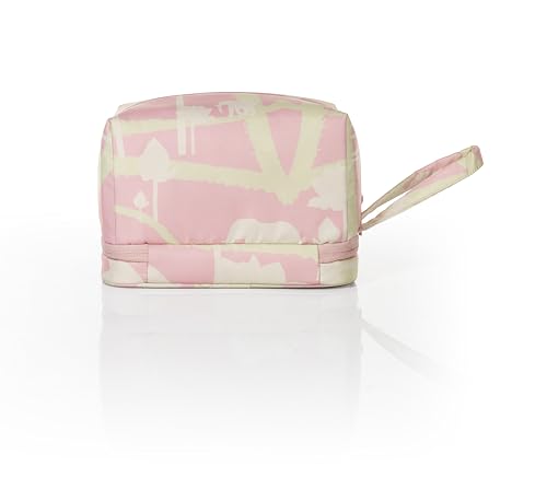 Image of American Tourister x Love Child by Masaba Cosmetic Pouch for Women | Durable Polyester Travel Makeup Bag | Stylish Organizer for Cosmetics, Toiletries & Accessories /Washable Pouch for Daily Use- Pink