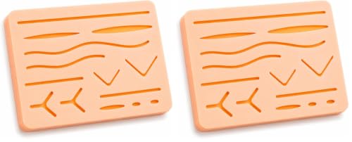 Image of Suture Practice Pad, Durable Suturing Pad for Training and Practice by MedSurgic | Nivi Stores (Pack of 2)