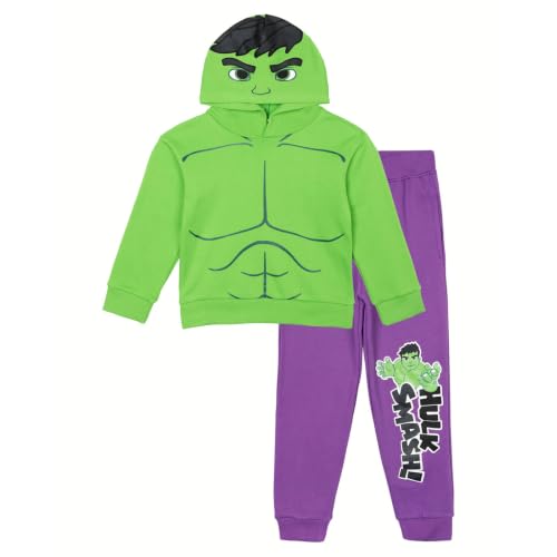 Image of Marvel Cosplay Fleece Hoodie and Pants Set Toddler to Big Kid