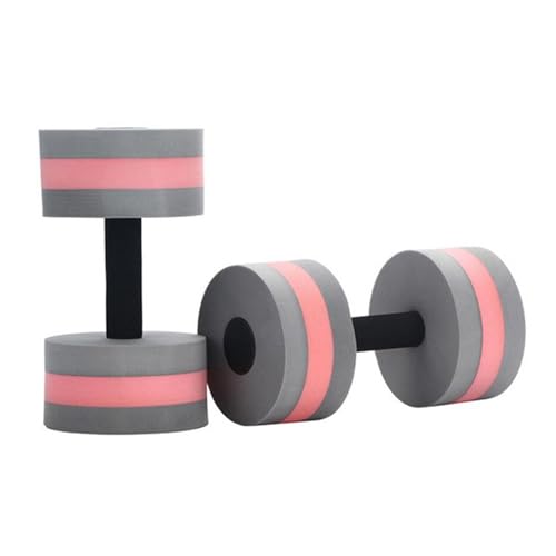 Floating Water Dumbbells - EVA Foam Pool Weights, Aqua Fitness Barbells| Soft Grip Exercise Equipment, Lightweight Resistance Tr