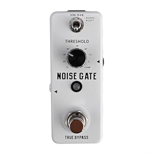 NOISE SUPPRESSION: Cuts unwanted hum from electric guitar signals without losing tone quality, offering -70 to +10db adjustment range for clean output DUAL MODE SWITCH: Select Hard mode for aggressive noise killing or Soft mode for gentle reduction, ...