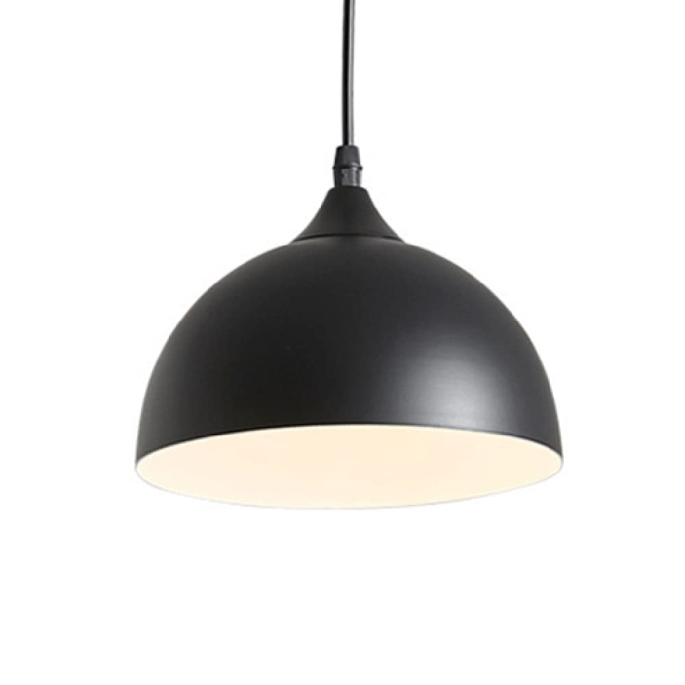 Luminaire de ferme vintage suspensions industrielles en métal noir mat