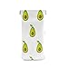 HUSSRITY Eyeglasses Case Avocado Pattern Sunglasses Pouch Soft PU Leather Squeeze Top Eyeglass Holder Portable Glasses Case For Women Men