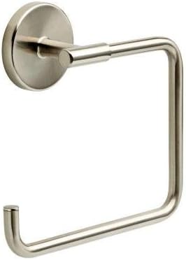 Illuminations Lyndall Towel Ring in Satin Nickel, Zinc Die Cast Construction Provides Reliability and Durability