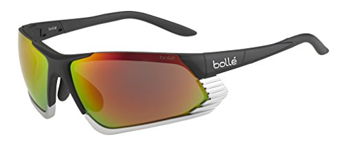 Bollé (CEBF5) Cadence Gafas, Unisex Adulto, Negro (Matte) / Silver, L