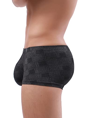 IKINGSKY Men's Four Way Stretch Boxer Briefs Sexy Pouch Shorts Low Rise Bulge Under Panties for Men2