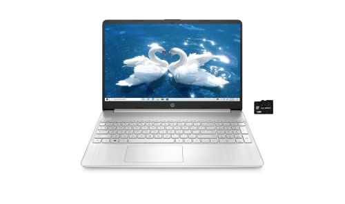 HP 15.6" FHD Touchscreen Laptop Computer, Intel Core i5 1035G1 (Beat i7-7500u), 16GB DDR4 RAM 1TB PCIe SSD WiFi Silver, Windows 10 Home, GOLDOXIS 32gb SD Card