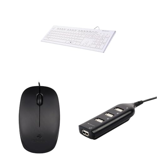 Image of ZEBRONICS Zeb-DLK01 Wired USB Multimedia Keyboard with 104 UV Coated Keys, Rupee Key, 12 Hot Keys(Wh