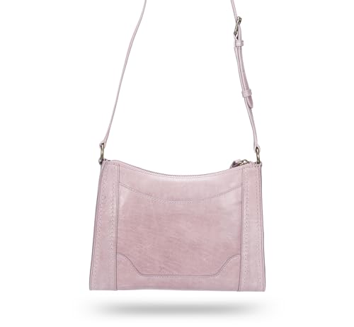 Image of Frye Women's Melissa Zip Crossbody Bag, Stylish Handbag with Adjustable Strap & Pockets
