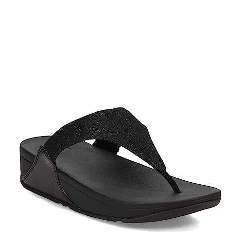 FitFlop Women's Lulu Shimmerlux Toe-Post Sandals Wedge