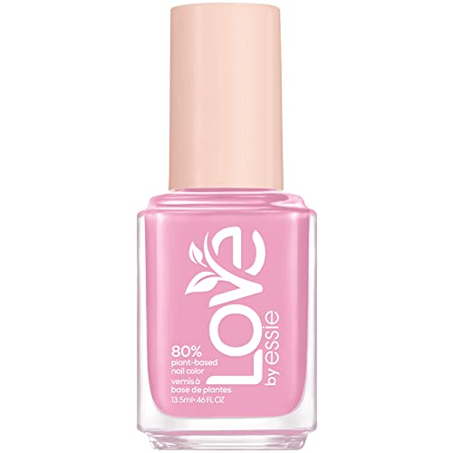 essie Long Lasting Nail Polish with Creamy Finish, Short Drying Time and Less Chipping, Vegan Formula, LOVE by essie, Colour: No. 160 carefree but caring, pink, 1 x 13.5 ml
