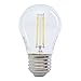 Feit Electric - Decorative Clear Glass Filament LED Dimmable 60W Equivalent Daylight (5000K) Classic A15 Light Bulb, Pack of 2 (BPA1560/850/LED/2), 60 Watt Daylight