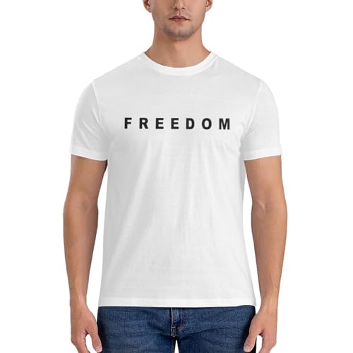Charlie Kirk Freedom Life Crew T-Shirt for Men Cotton T-Shirts Neck Short Sleeve3