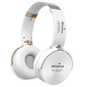 Carneo S7 Weiß, Bluetooth kabellose Over Ear Kopfhörer, Freisprechbearbeitung von Telefonanrufen, MP3-Player und FM…