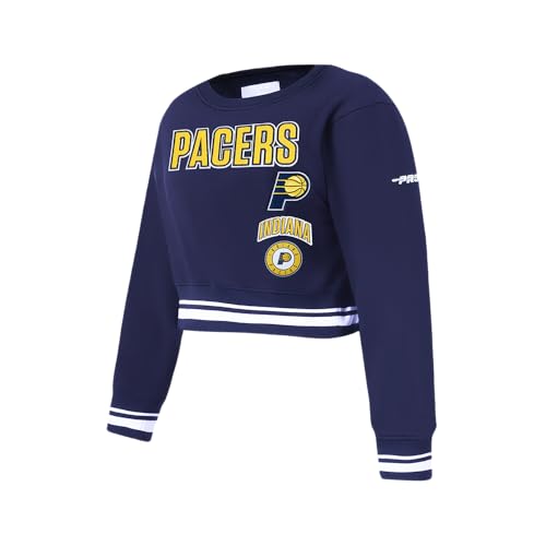 Image of Pro Standard Big Girls NBA Retro Classics Fleece Crewneck Sweatshirt