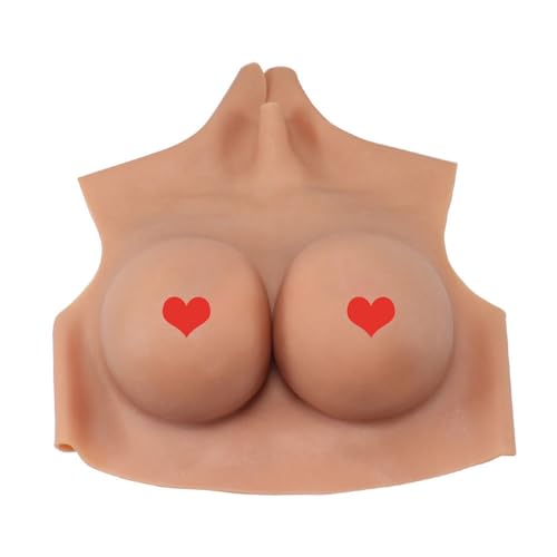 Pechos falsos para cosplay y mastectomía de silicona suave Copa E 7