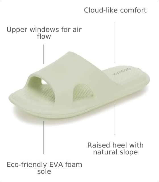 Image of BRONAX House Slippers for Women and Mens | Quick Drying Shower Shoes | Cushioned Sole