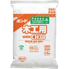 ボンド CH38 #40250 3kg×6袋全部3箱18袋 コニシ ＃40250 木工用ボンドCH38 3kg袋 6袋入り : 住設・建材 TMC