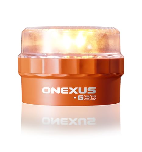 ONEXUS Baliza V16 Homologada DGT 2026 Geolocalización GPS y la única con Indicador de Carga de batería.